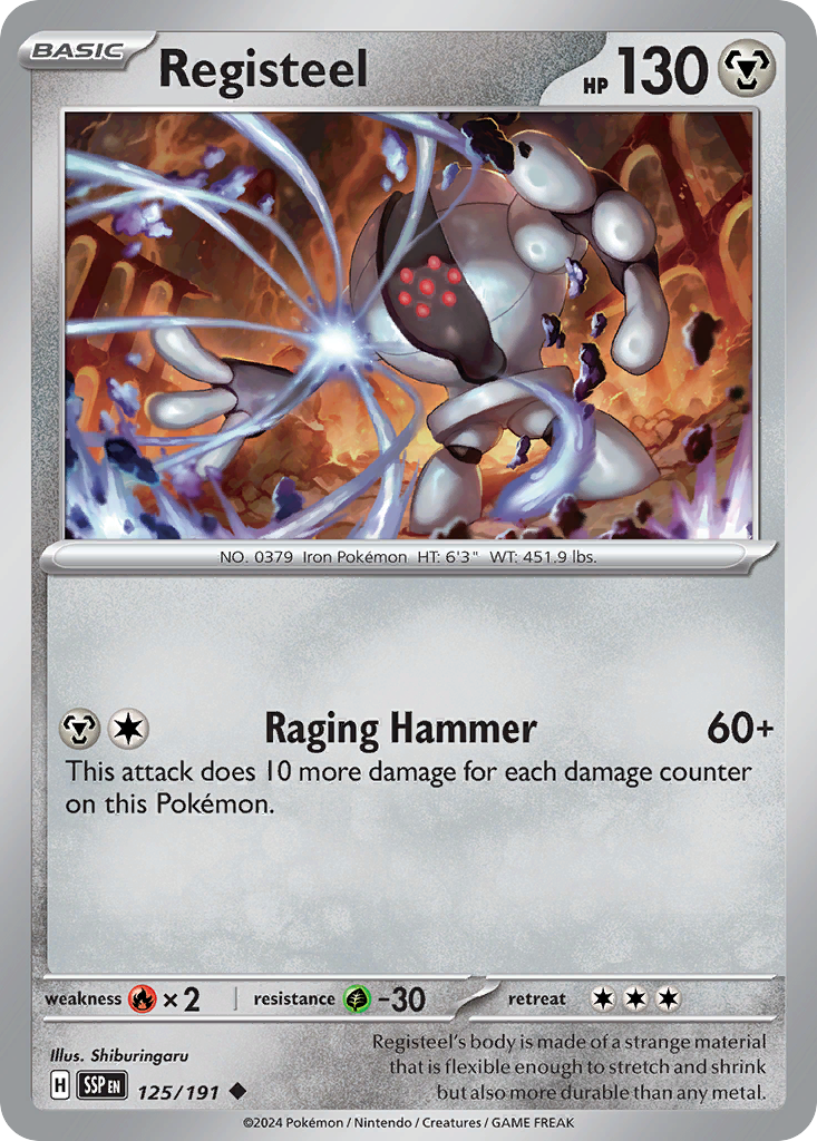 Registeel — SV08: Surging Sparks #125/191
