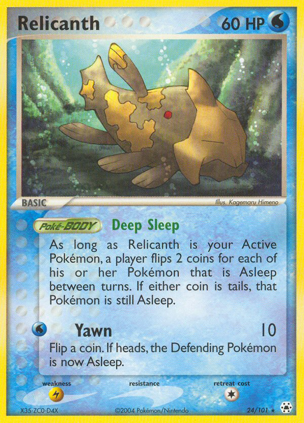Relicanth — Hidden Legends #24/101