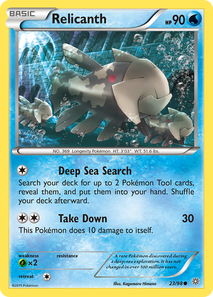 Relicanth — XY - Ancient Origins #23/98