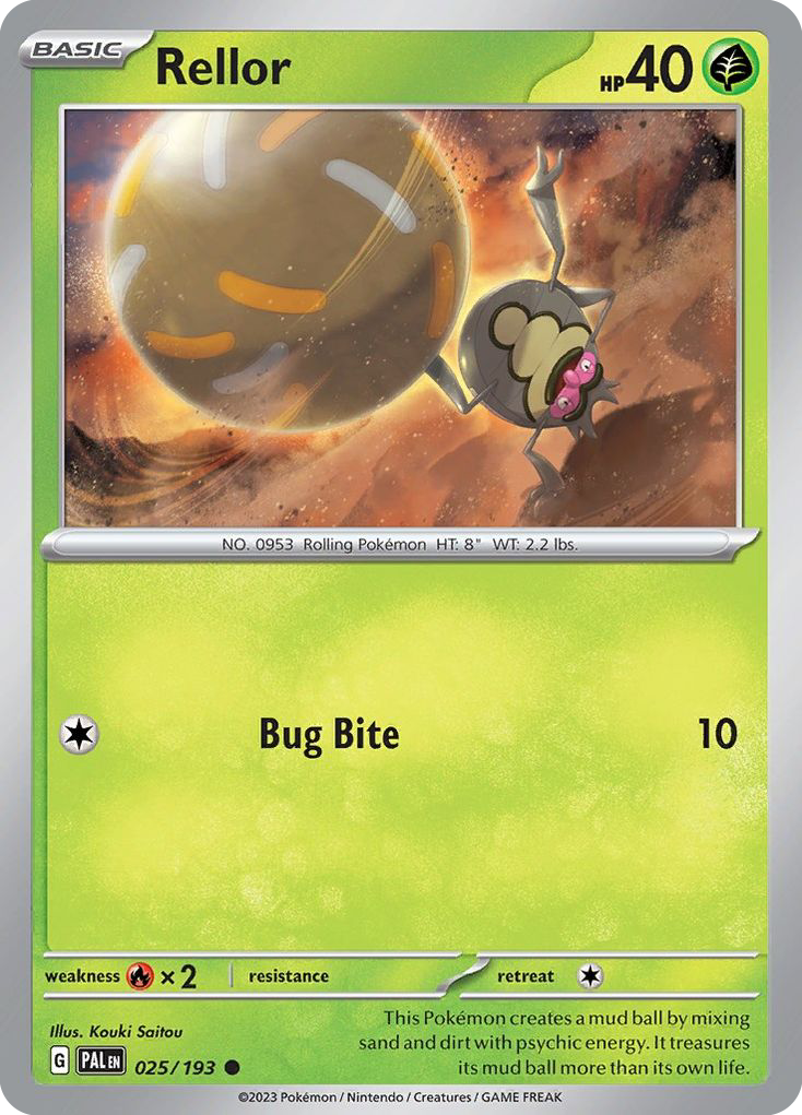 Rellor — SV02: Paldea Evolved #025/193