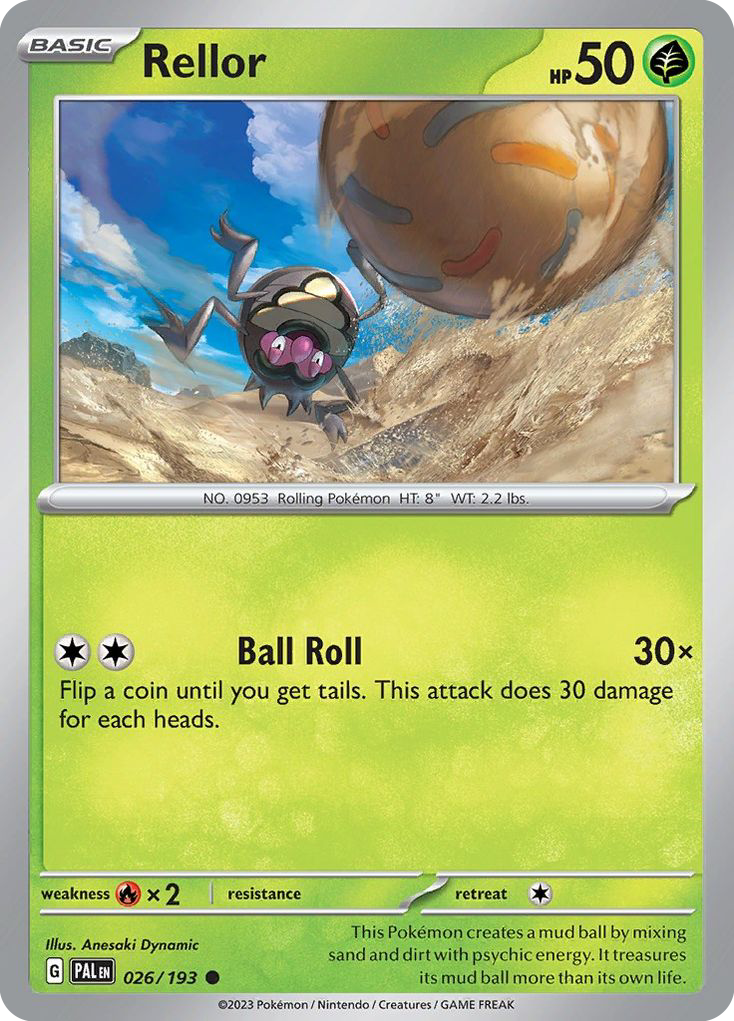 Rellor — SV02: Paldea Evolved #026/193