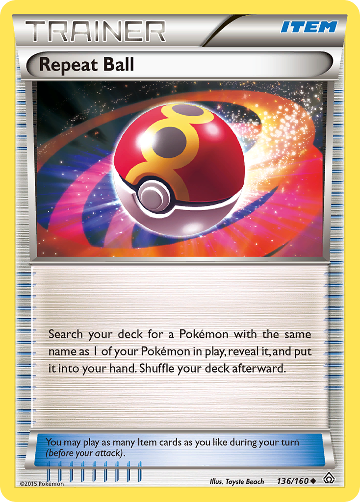 Repeat Ball — XY - Primal Clash #136/160