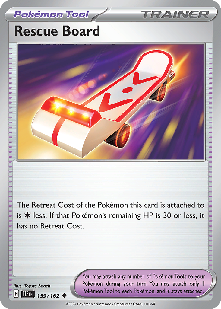 Rescue Board — Prize Pack Series Cards #159/162