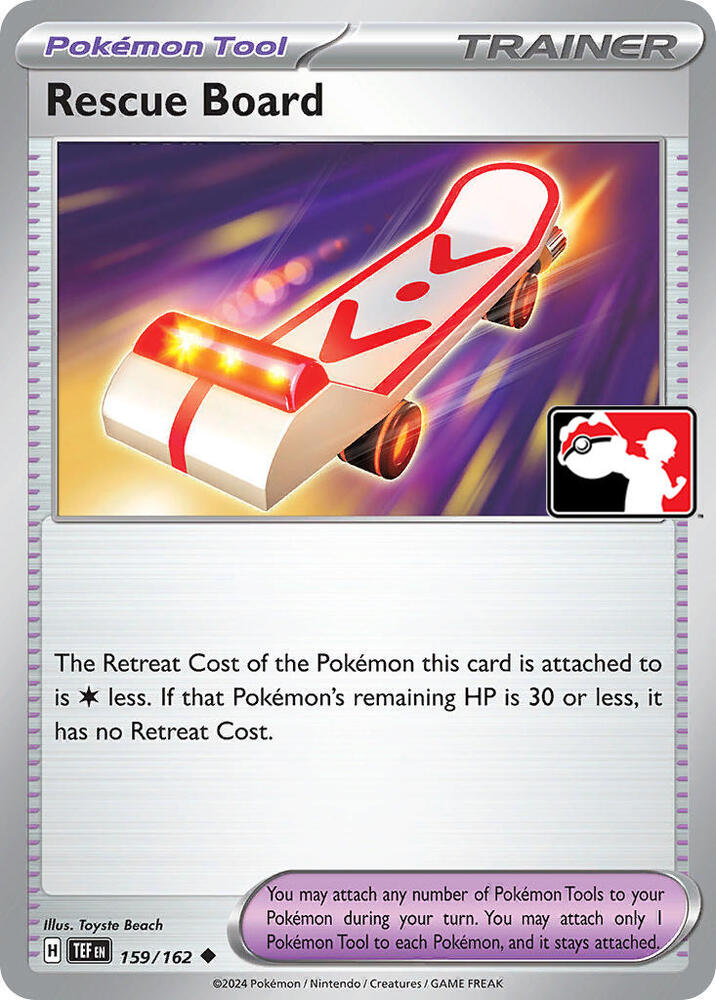 Rescue Board — Prize Pack Series Cards #159/162