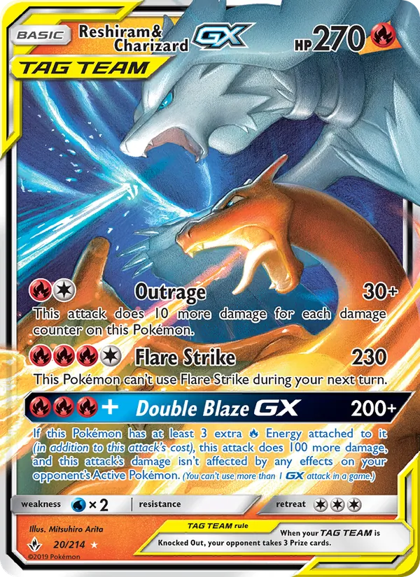 Reshiram & Charizard GX — World Championship Decks #20/214