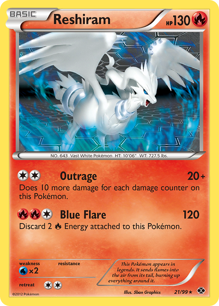 Reshiram — Next Destinies #21/99