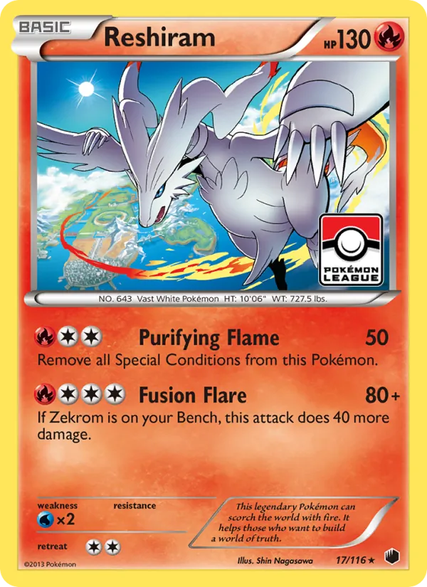 Reshiram — Plasma Freeze #17/116