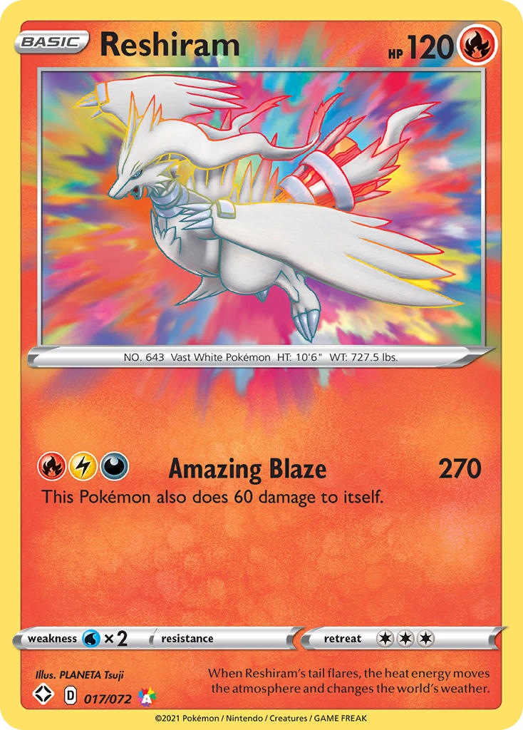Reshiram — Shining Fates #017/072