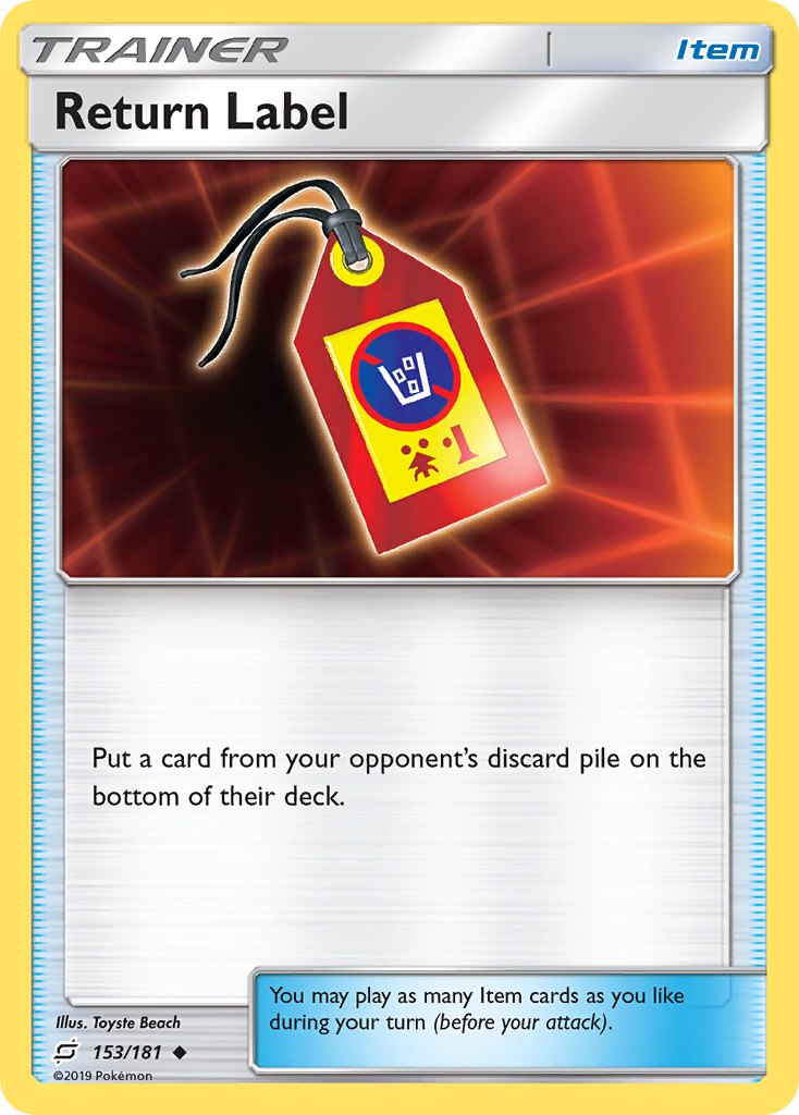 Return Label — SM - Team Up #153/181