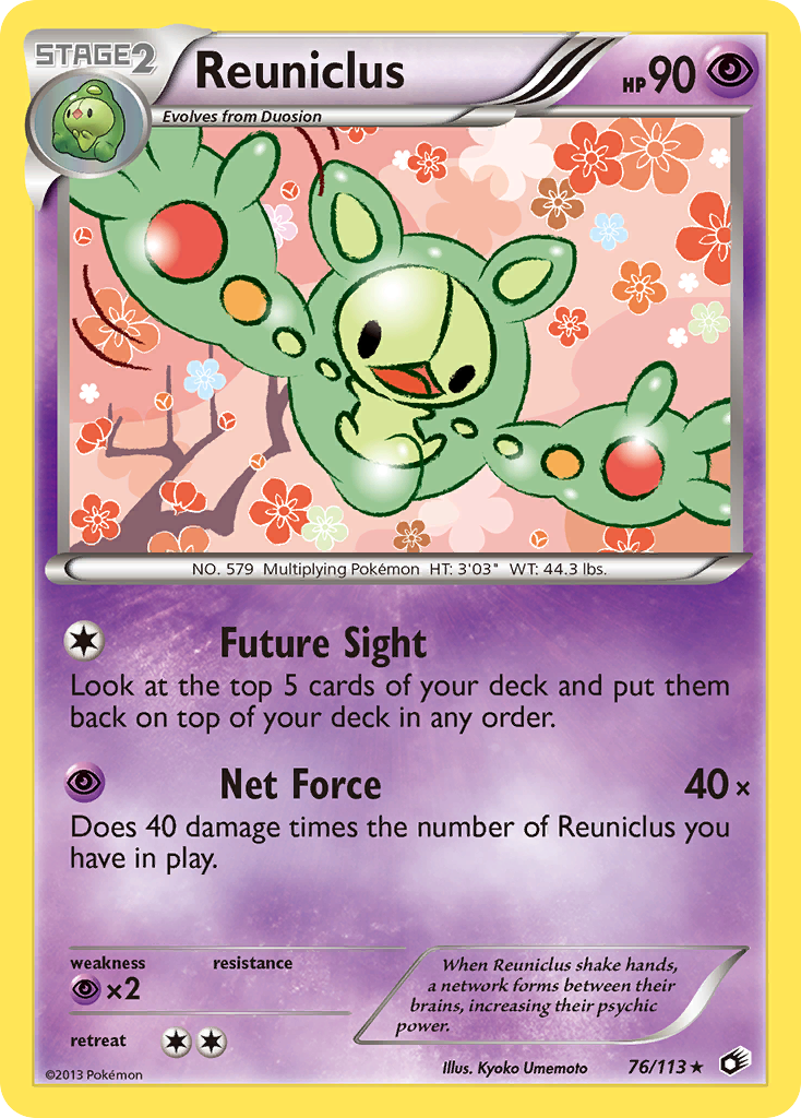Reuniclus — Legendary Treasures #76/113