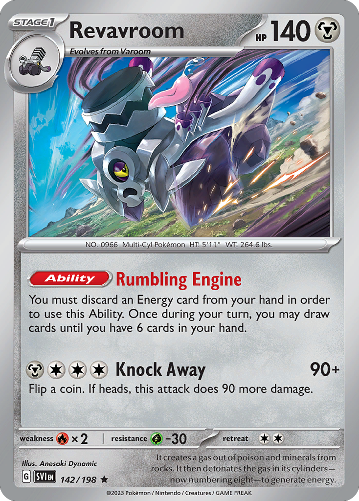 Revavroom — SV01: Scarlet & Violet Base Set #142/198