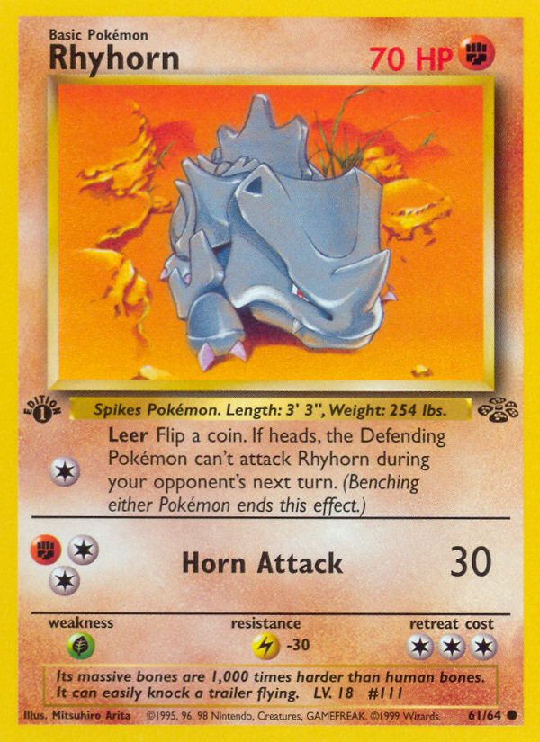 Rhyhorn — Jungle #61/64