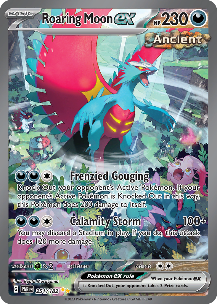 Roaring Moon ex — SV04: Paradox Rift #251/182
