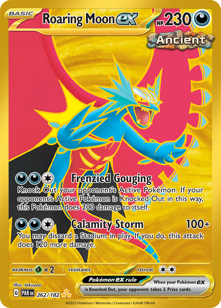 Roaring Moon ex — SV04: Paradox Rift #262/182