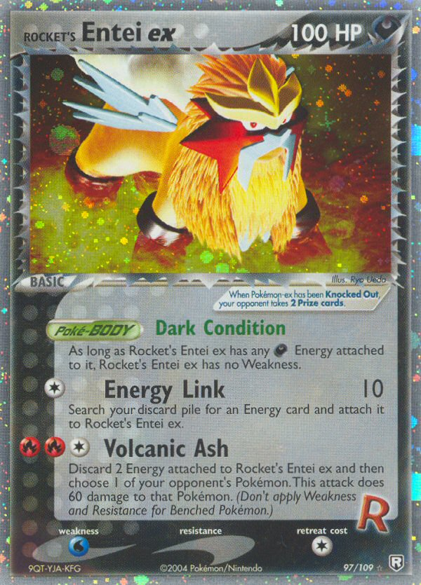 Rocket's Entei ex — Team Rocket Returns #97/109