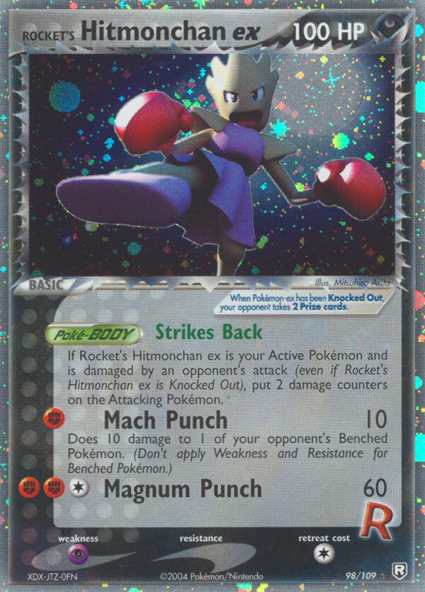 Rocket's Hitmonchan ex — Team Rocket Returns #98/109