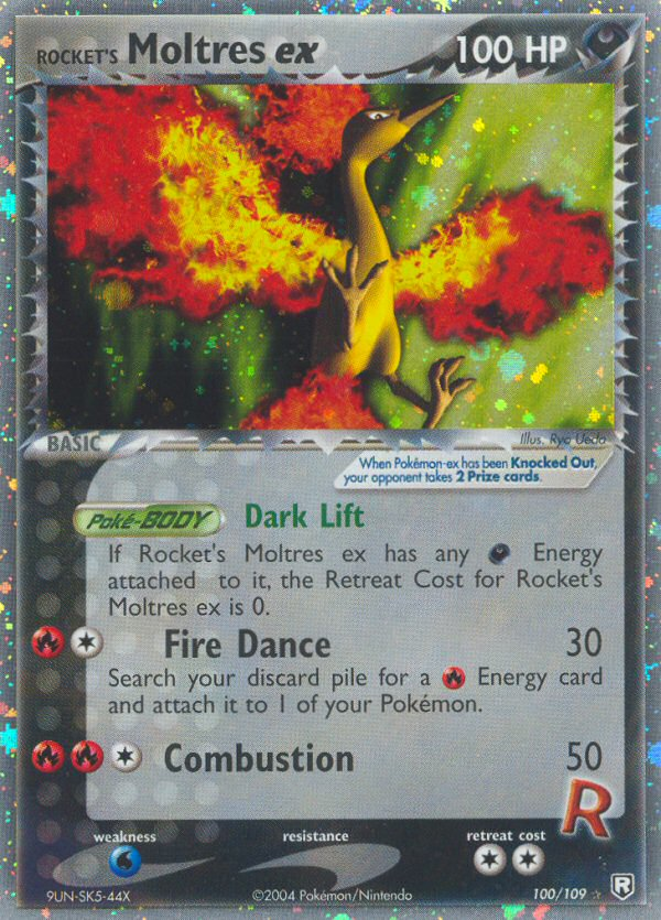 Rocket's Moltres ex — Team Rocket Returns #100/109