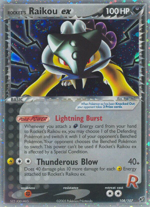 Rocket's Raikou ex — Deoxys #108/107