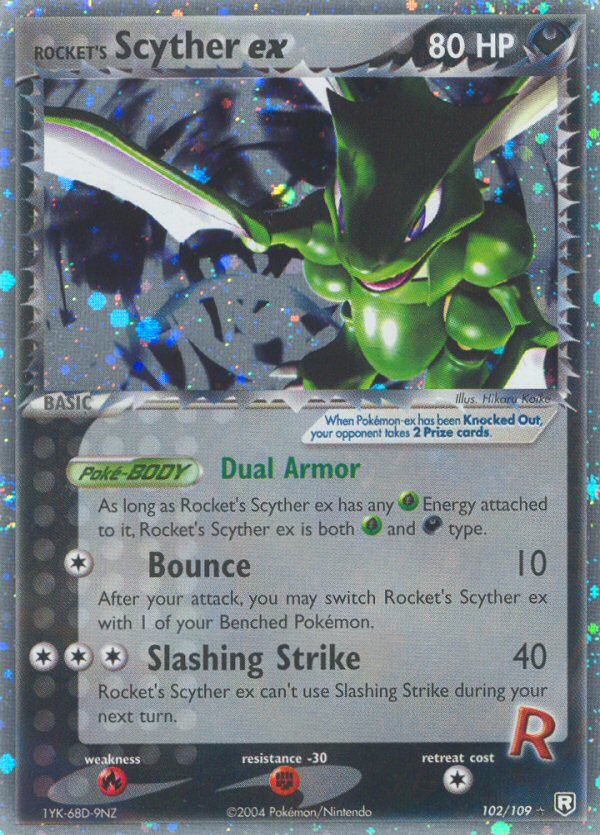Rocket's Scyther ex — Team Rocket Returns #102/109