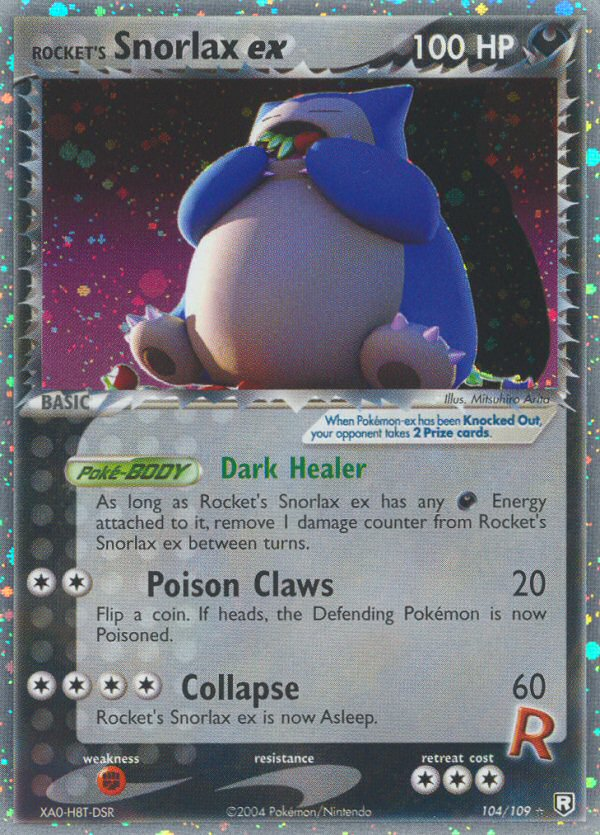 Rocket's Snorlax ex — Team Rocket Returns #104/109