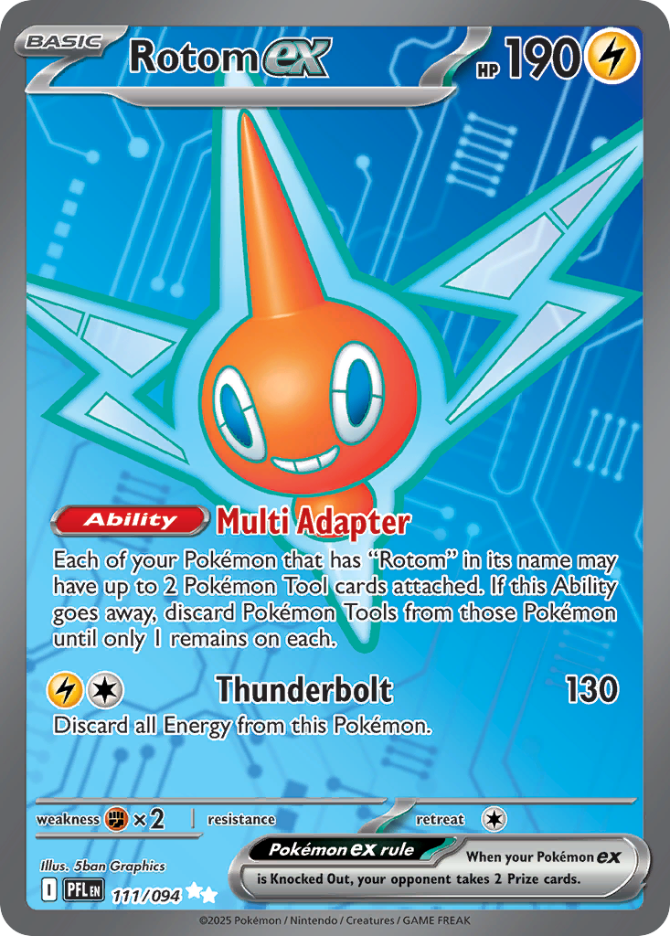Rotom ex — ME02: Phantasmal Flames #111/094