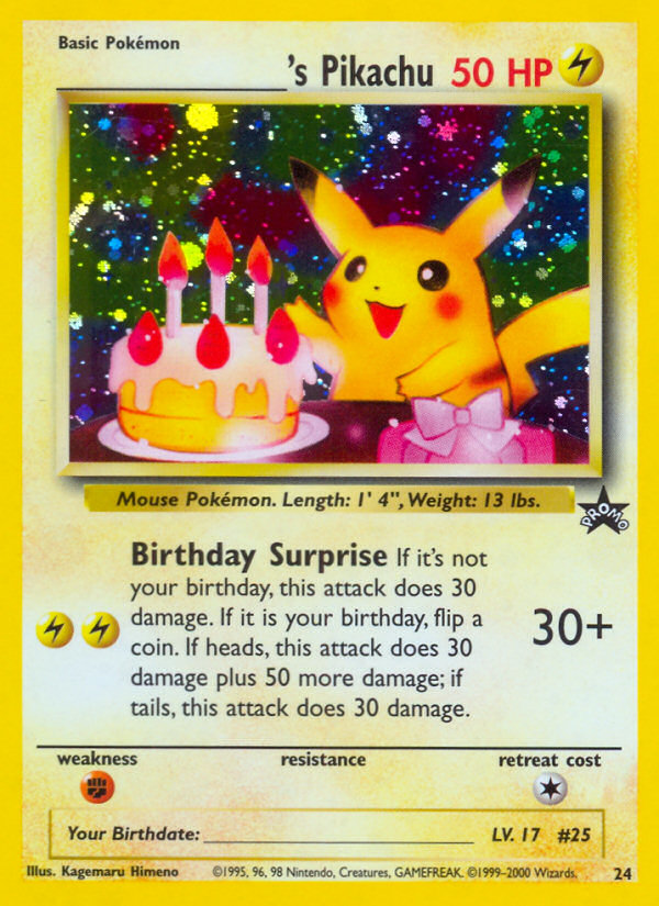 ______'s Pikachu — WoTC Promo #24/53