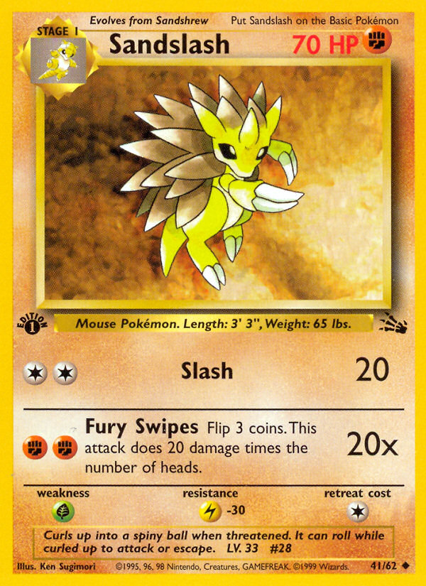 Sandslash — Fossil #41/62