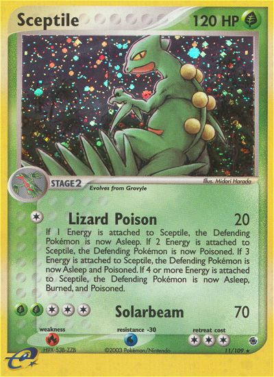 Sceptile — Ruby and Sapphire #11/109