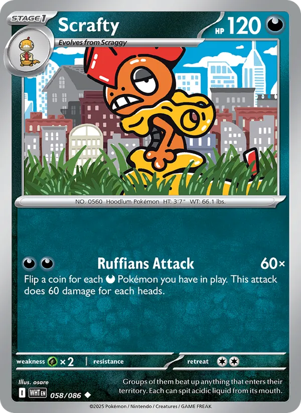Scrafty (Poke Ball Pattern)