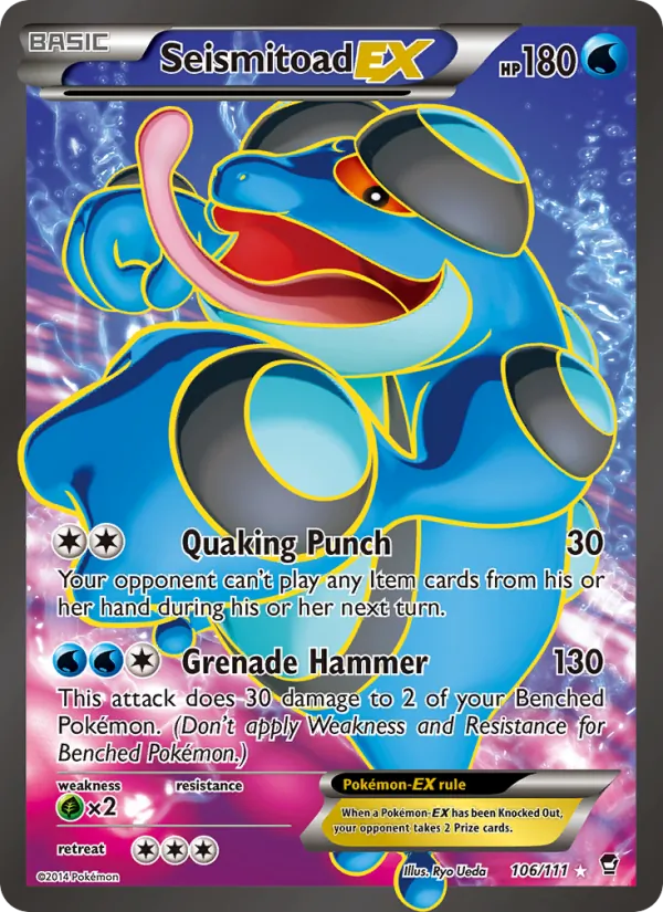 Seismitoad EX (106 Full Art)