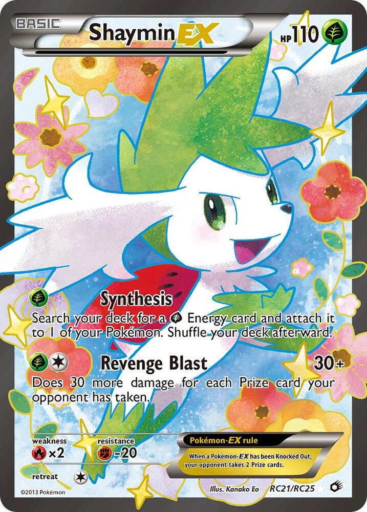 Shaymin EX (Full Art) — Legendary Treasures: Radiant Collection #RC21/RC25