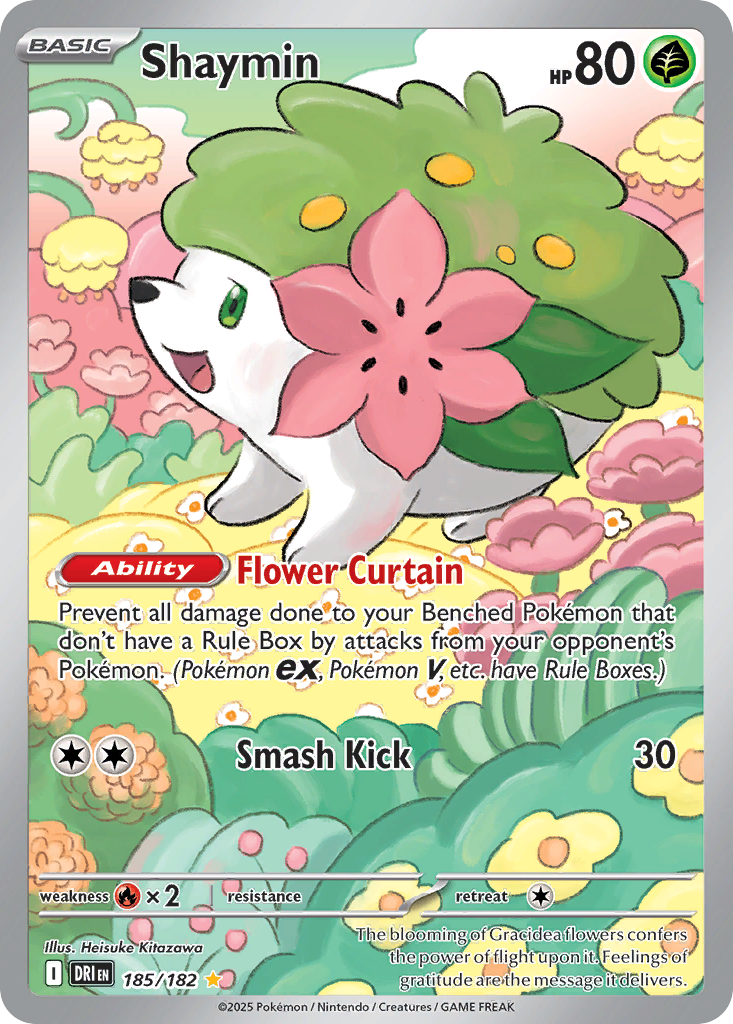 Shaymin — SV10: Destined Rivals #185/182