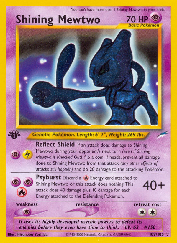 Shining Mewtwo — Neo Destiny #109/105