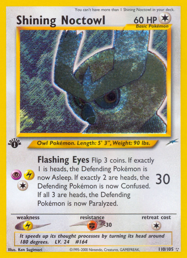 Shining Noctowl — Neo Destiny #110/105