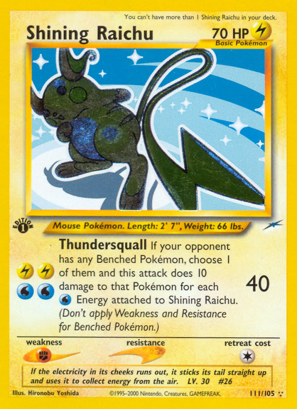Shining Raichu — Neo Destiny #111/105