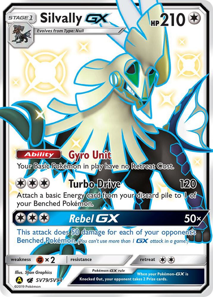 Silvally GX — Hidden Fates: Shiny Vault #SV79/SV94