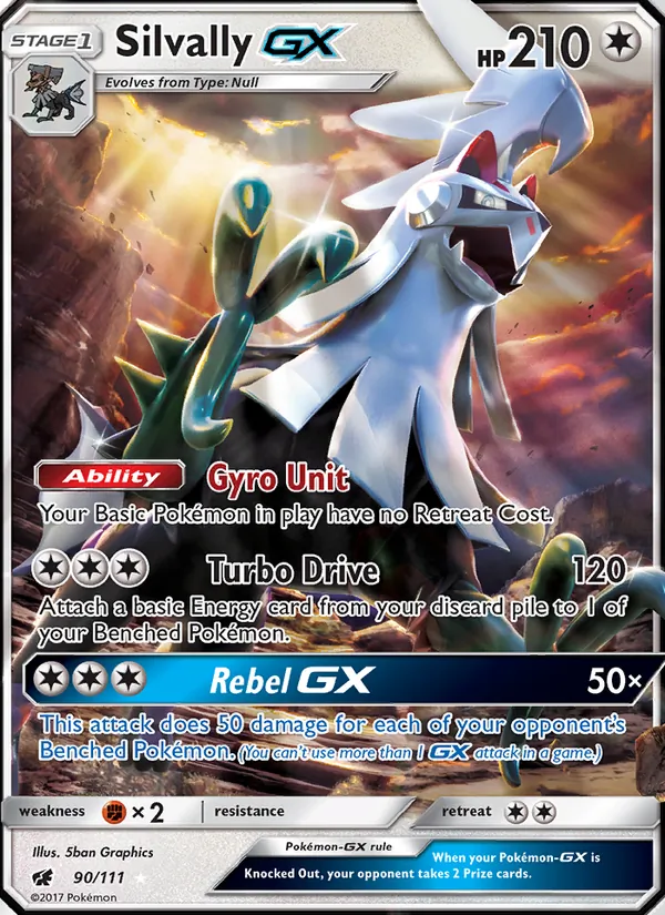 Silvally GX — Jumbo Cards #090/111