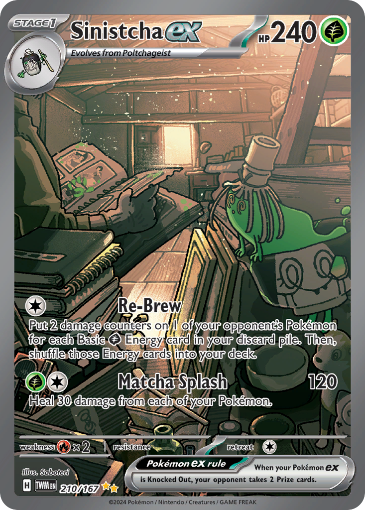 Sinistcha ex — SV06: Twilight Masquerade #210/167
