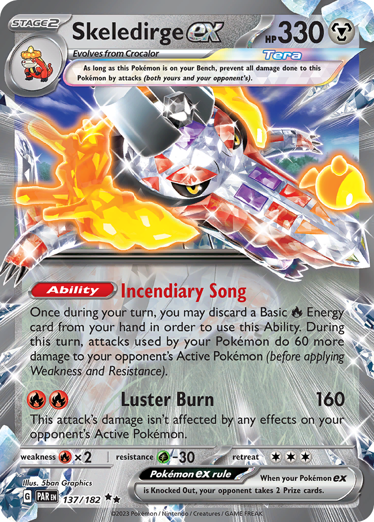 Skeledirge ex — Prize Pack Series Cards #137/182