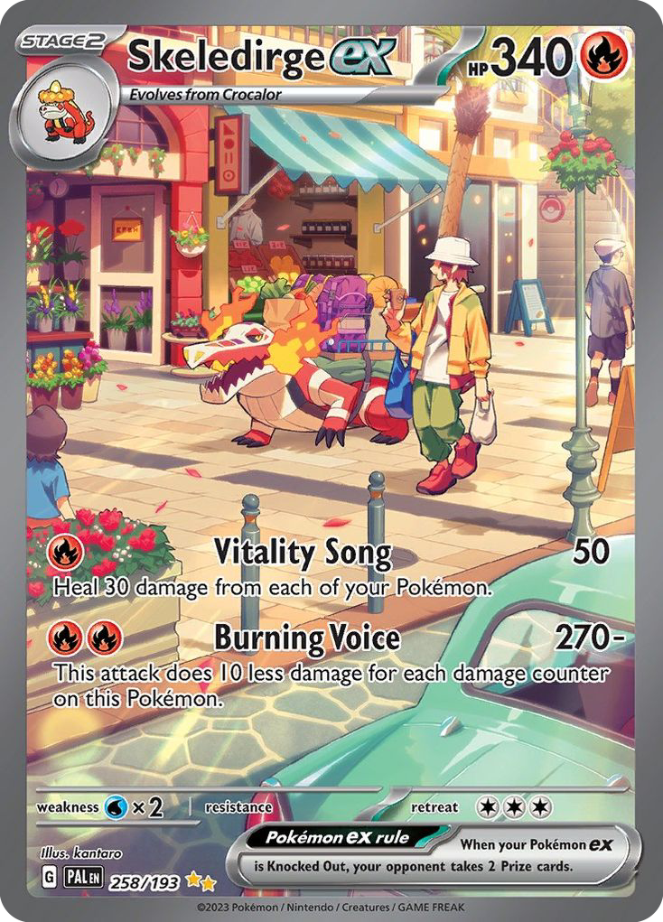 Skeledirge ex — SV02: Paldea Evolved #258/193