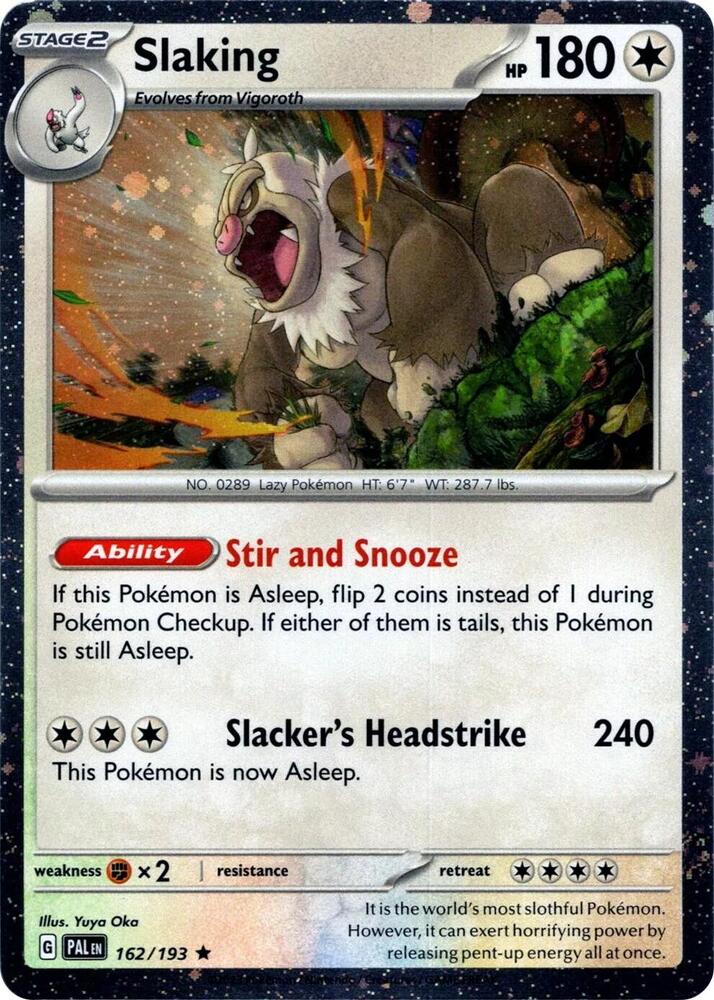 Slaking (Cosmos Holo) — Miscellaneous Cards & Products #162/193