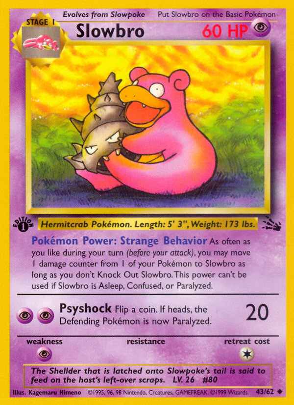 Slowbro — Fossil #43/62