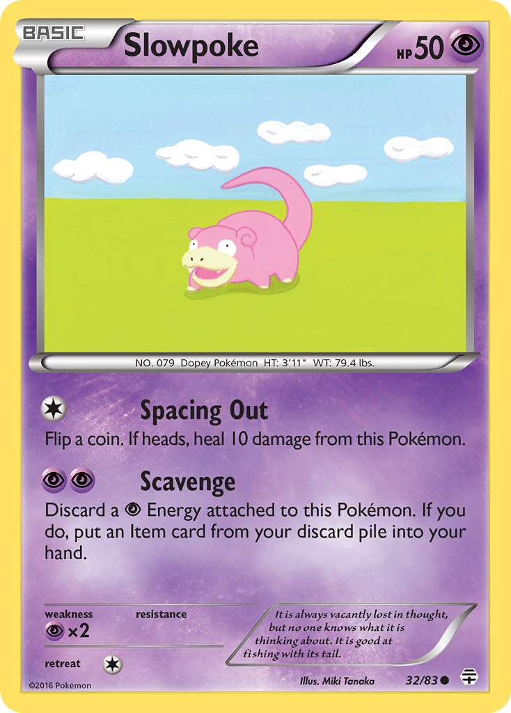 Slowpoke — Miscellaneous Cards & Products #032/083