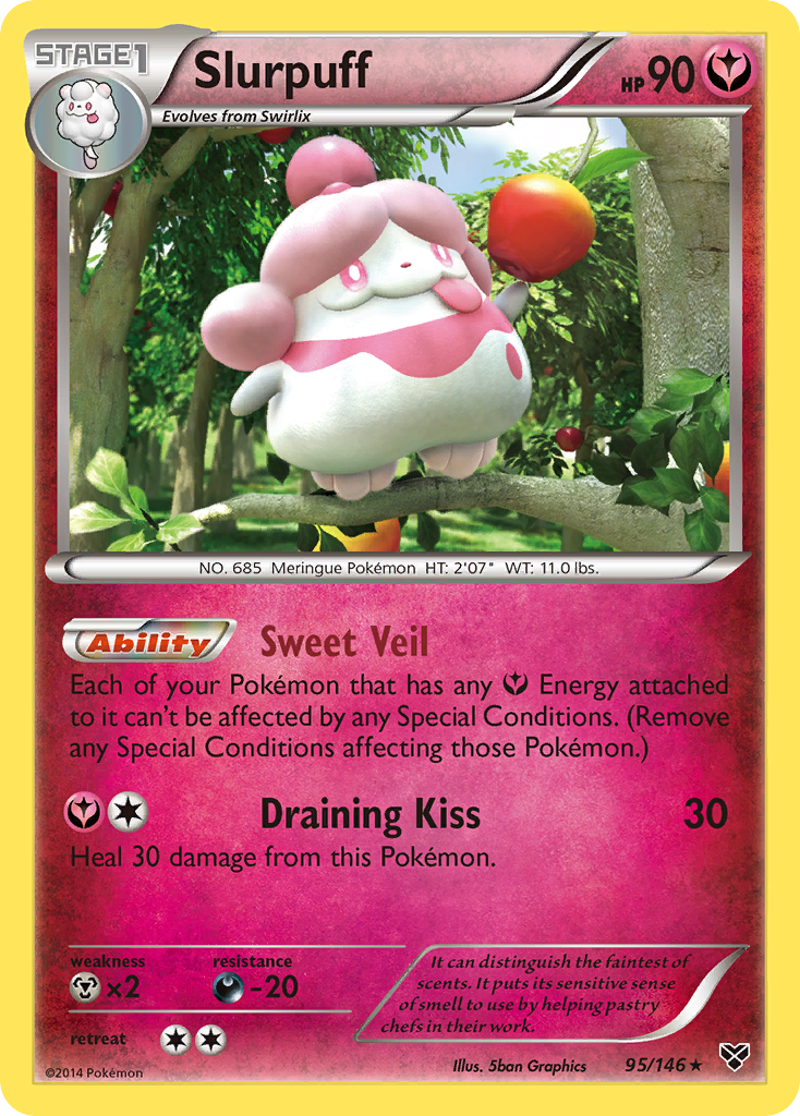 Slurpuff — XY Base Set #95/146