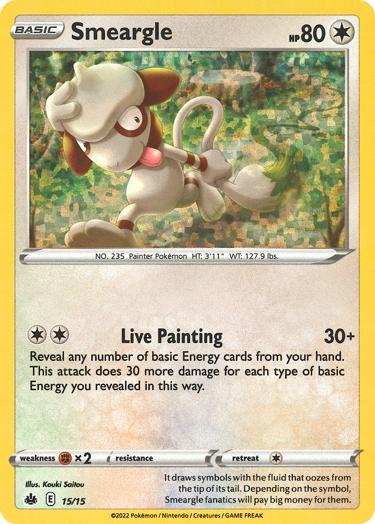 Smeargle — McDonald's Promos 2022 #015/015