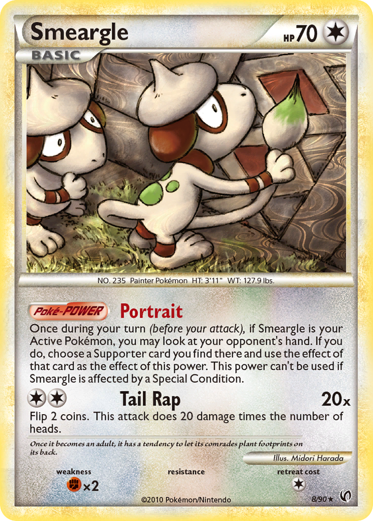 Smeargle — Undaunted #8/90