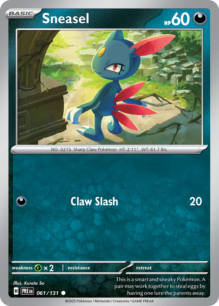 Sneasel (Master Ball Pattern)