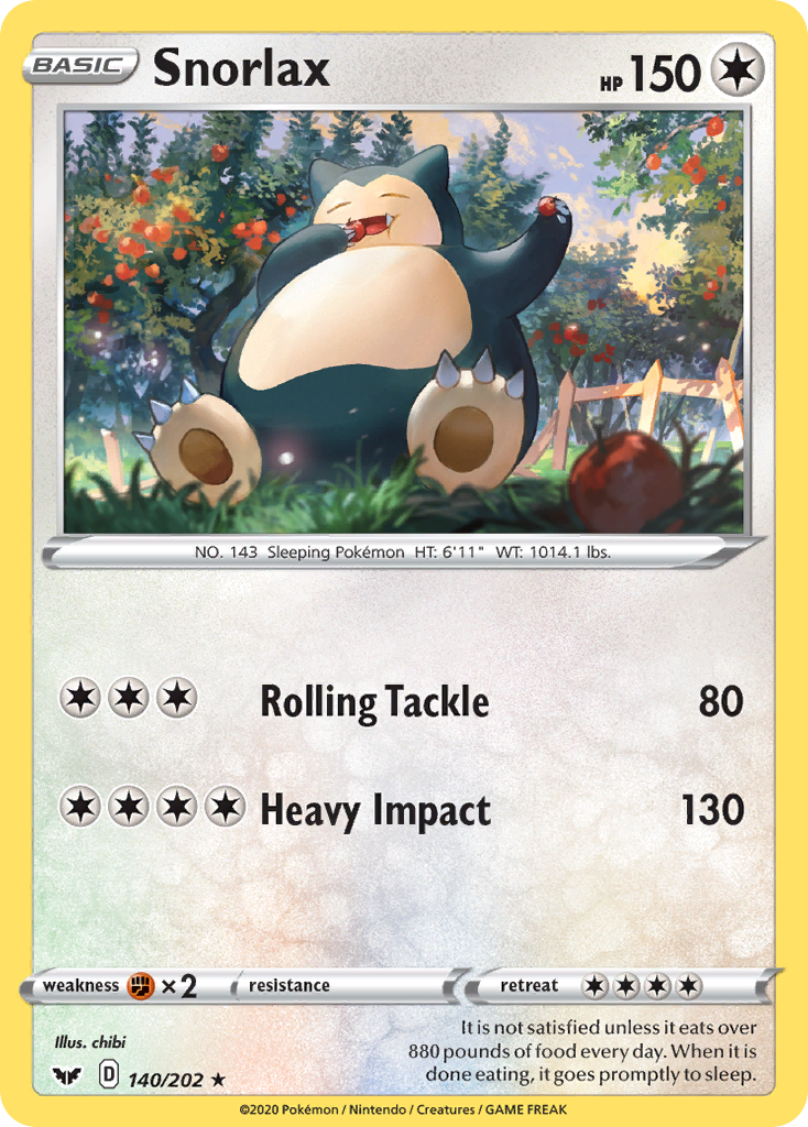 Snorlax — Blister Exclusives #140/202
