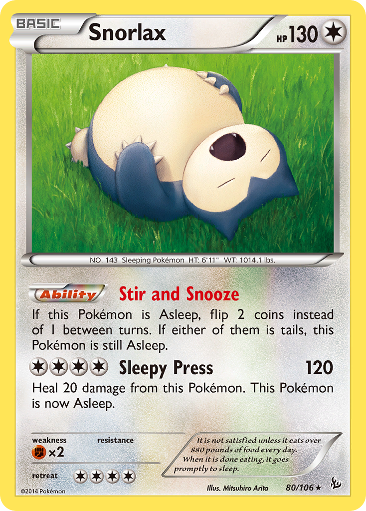 Snorlax — Miscellaneous Cards & Products #080/106