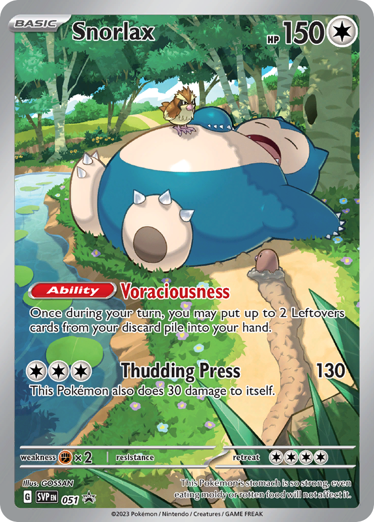 Snorlax — SV: Scarlet & Violet Promo Cards #051